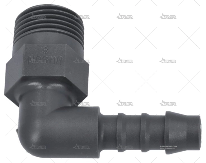 RACORD 3/8"    CONEX  8mm PL "L" (4u)