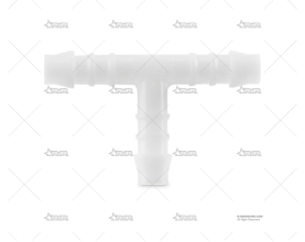 EMPALME "T"    4mm RESINA (10u)