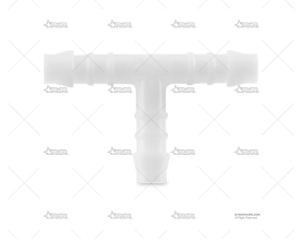 EMPALME "T"   10mm RESINA (10u)