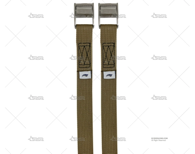 CINCHA 25mm 1,5MT TIERRA  COCODRILO 2U