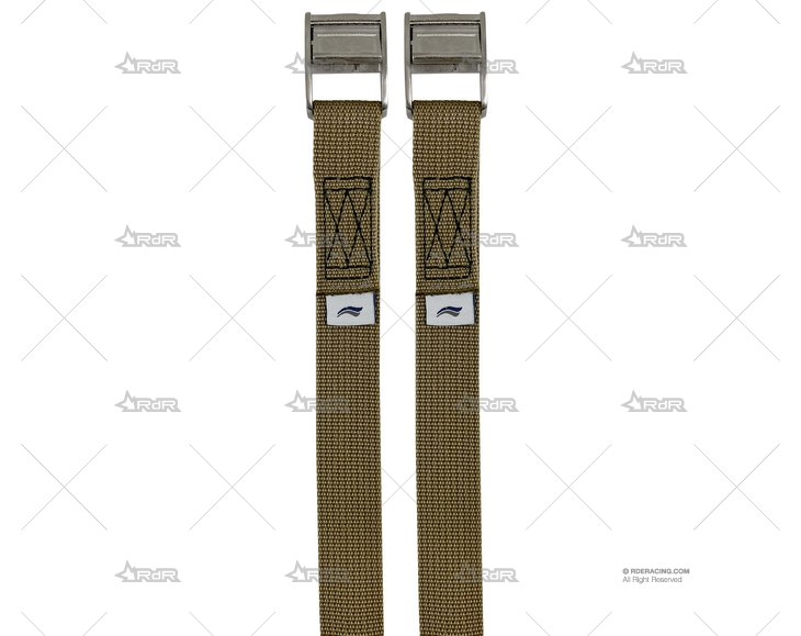 CINCHA 25mm 1,5MT TIERRA  COCODRILO 2U