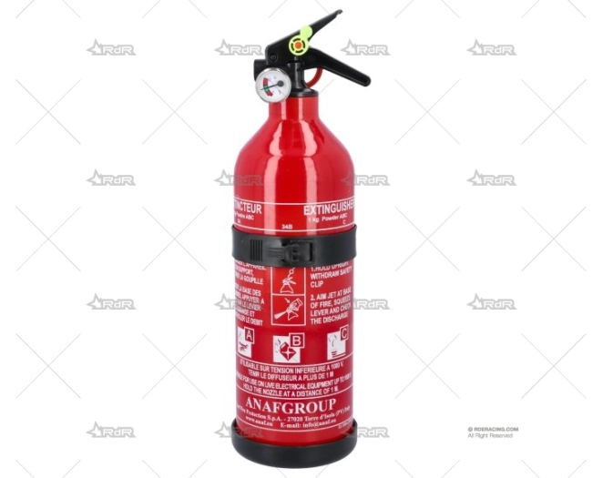 EXTINTOR ABC 1kg C/MANOMETRO FRANCIA