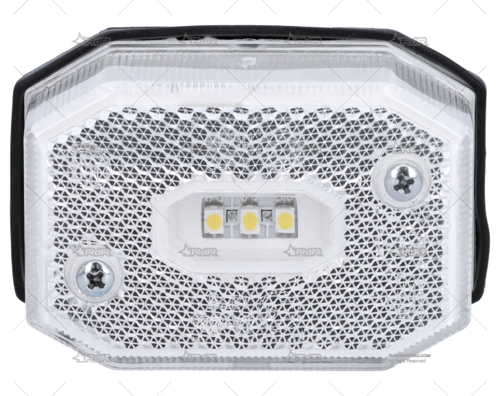 LUZ INTERMITENTE BLANCO LED 65x42x30mm 1