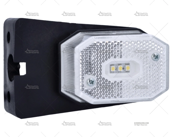 LUZ INTERMITENTE BLANCO LED CON SOPORTE