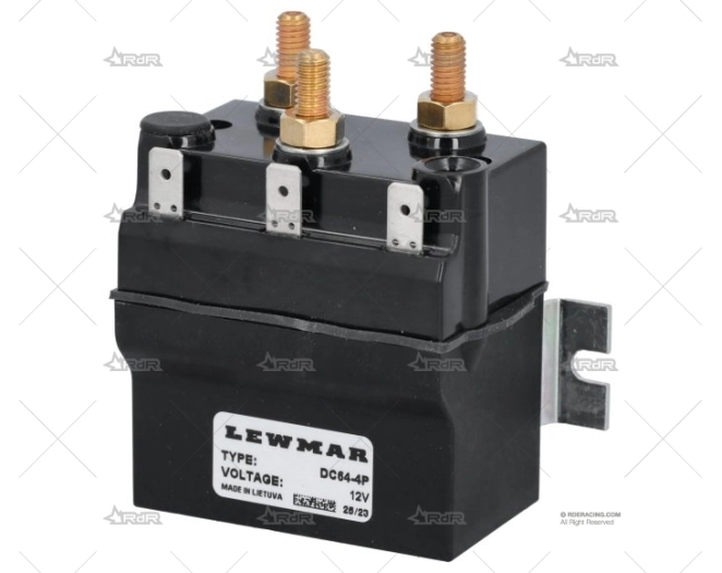 CONTACTOR COMPACT DUAL 12V DC64-4P