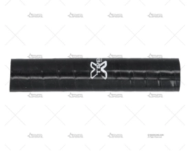 EMPALME SILICONA RECTO 11mm L100mm NEGRO XTREM