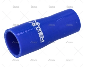 REDUCTOR SILICONA RECTO 35-28mm AZUL XTREM