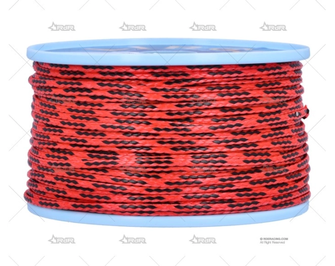 CABO D-PRO VISION ROJO-NEGRO 3mm 100m