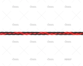 CABO D-PRO VISION ROJO-NEGRO 3mm 100m