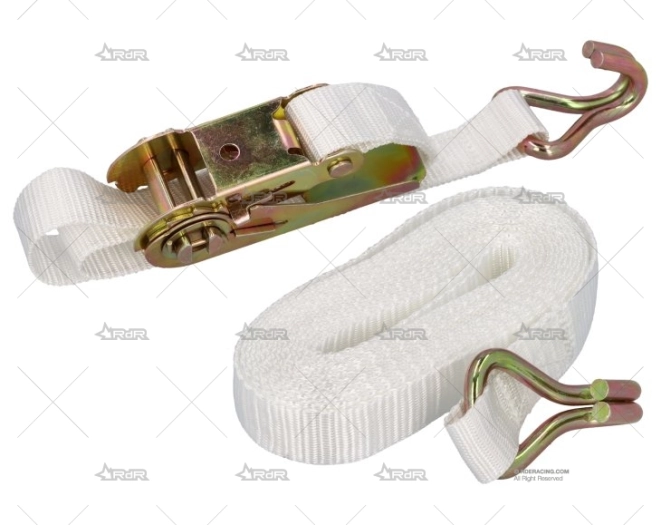 CINCHA 25mm 6,0MT AMARRE 500kg GANCHO 2U BRAND R