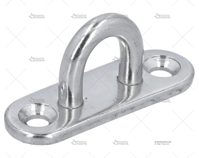 PLATINA INOX SS 304 45x15mm