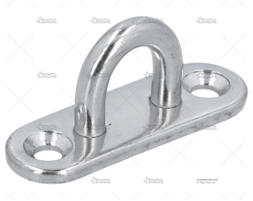 PLATINA INOX SS 304 45x15mm