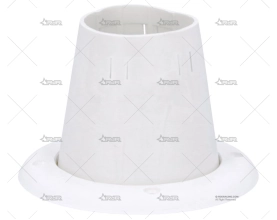 PASACABLES ABRAZADERA BLANCO