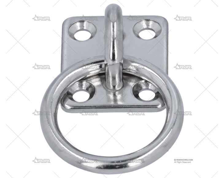 BASE CON ANILLA 5mm INOX