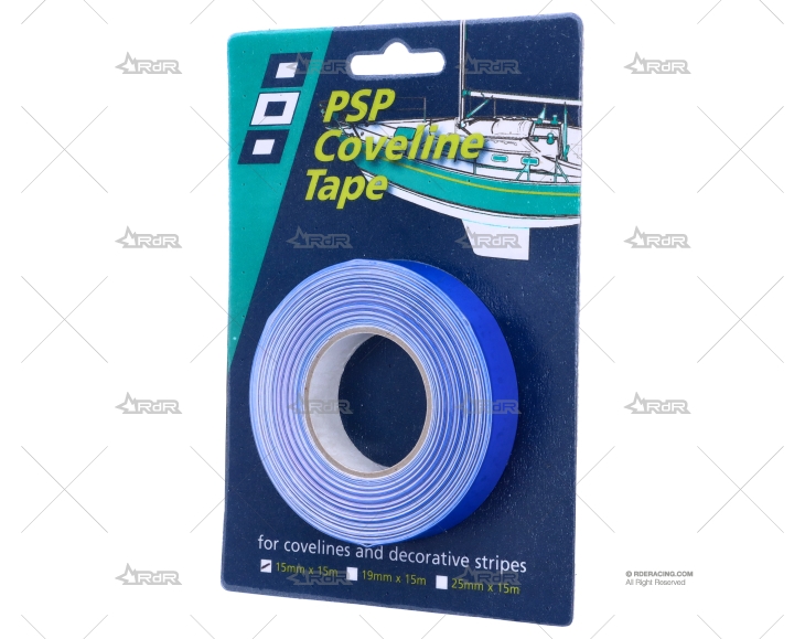 CINTA DECOR. COVELINE MID BLUE  15mm 15m PSP TAPES