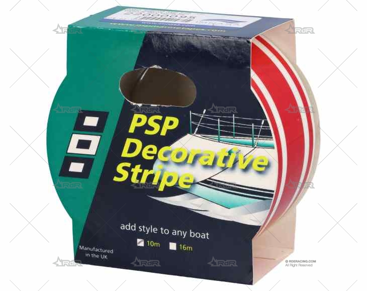 BANDA ADHESIVA 44mm ROJA  10M PSP TAPES