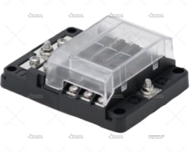 BLOQUE DE FUSIBLES 6 CIRCUITOS GND EGIS