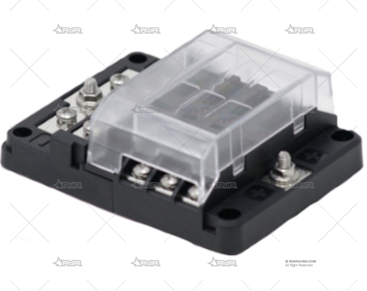 BLOQUE DE FUSIBLES 6 CIRCUITOS GND EGIS
