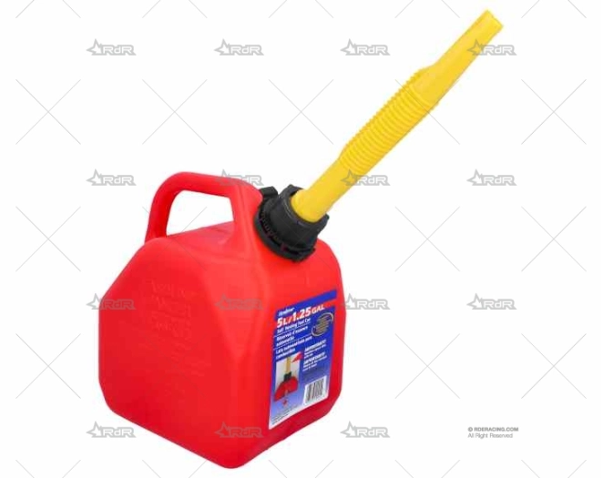 DEPOSITO COMBUSTIBLE   5L SCEPTER ROJO