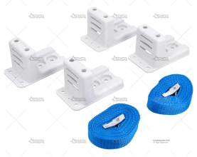 FIJADOR DEPOSITOS BLANCO C/CINCHAS