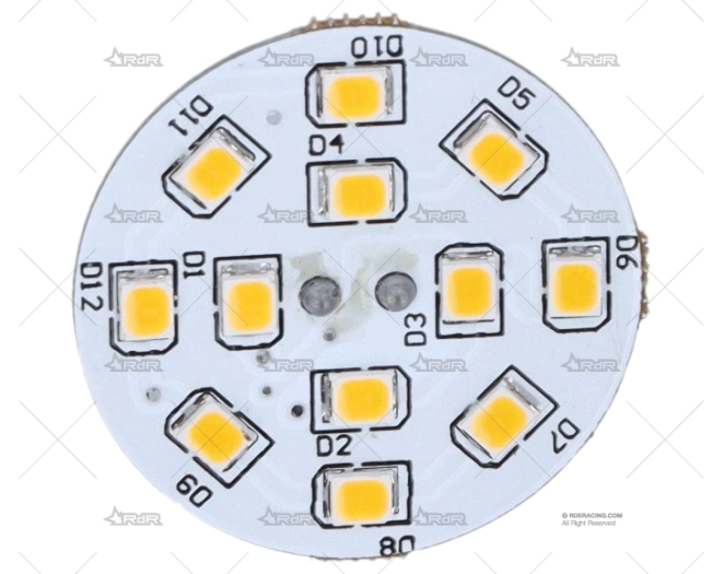 BOMBILLA G4 12/24V  0,9W LED PIN TRASERO