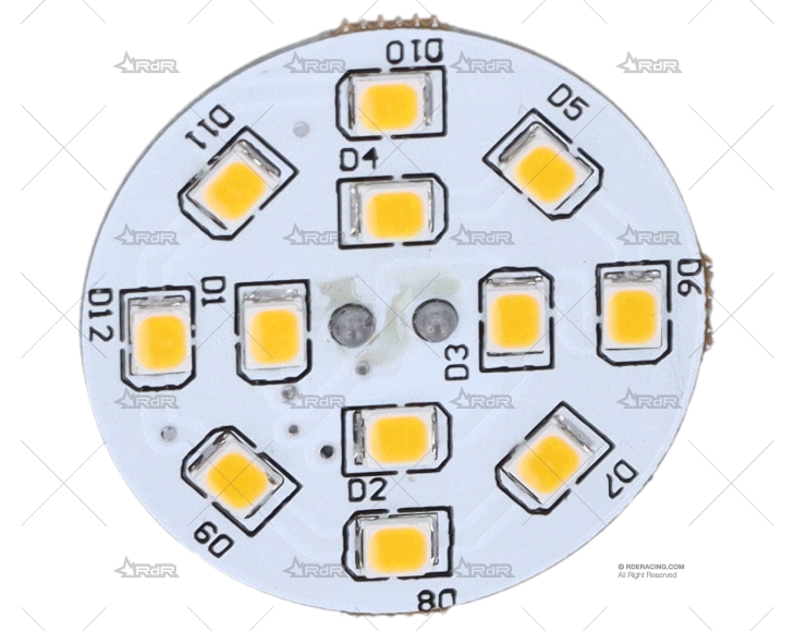 BOMBILLA G4 12/24V  0,9W LED PIN TRASERO