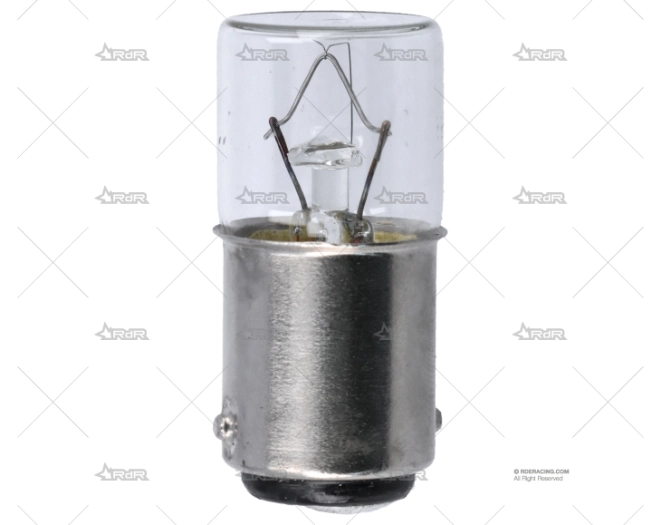 BOMBILLA BA15D  24V 10W 16X35 PLANA