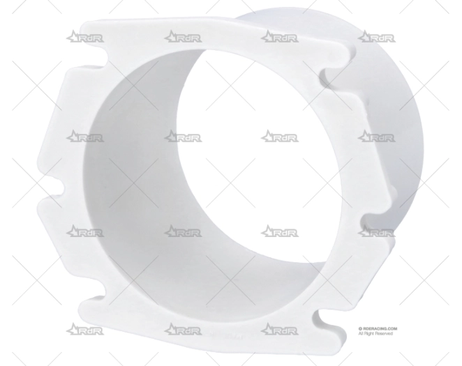 TUBO PARA REJILLA ABS BLANCA