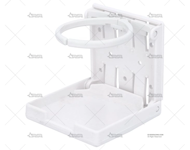 SOPORTE VASO AJUSTABLE BLANCO