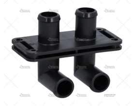 PASAMUROS CALEFACCION 90º 16mm SIROCO