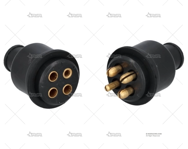CONECTOR AEREO REDONDO 20mm 4P