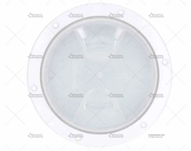 TAPA REGISTRO TRANSPARENTE 127mm