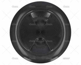 TAPA REGISTRO NEGRO 127mm