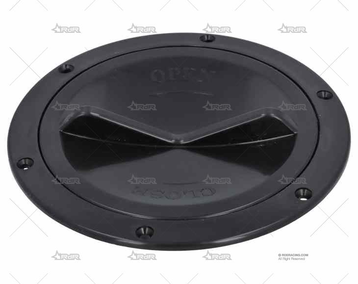 TAPA REGISTRO APERTURA FACIL NEGRO 127mm