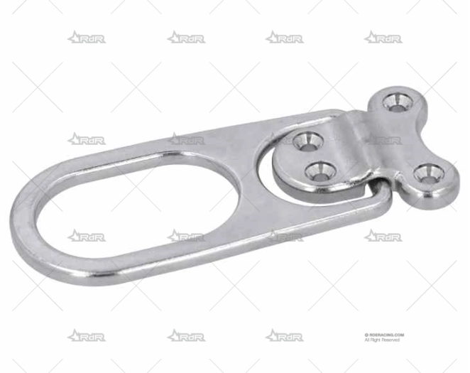 PLATINA C/ANILLA LARGO INOX SS 316 45X45