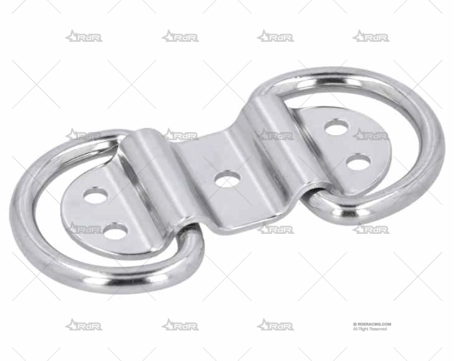 PLATINA C/ANILLA INOX SS 304 76X32mm