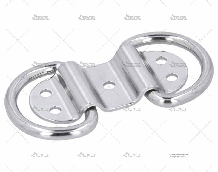 PLATINA C/ANILLA INOX SS 304 76X32mm
