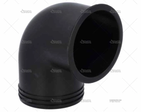 CODO 90º PARA REJILLA 102mm