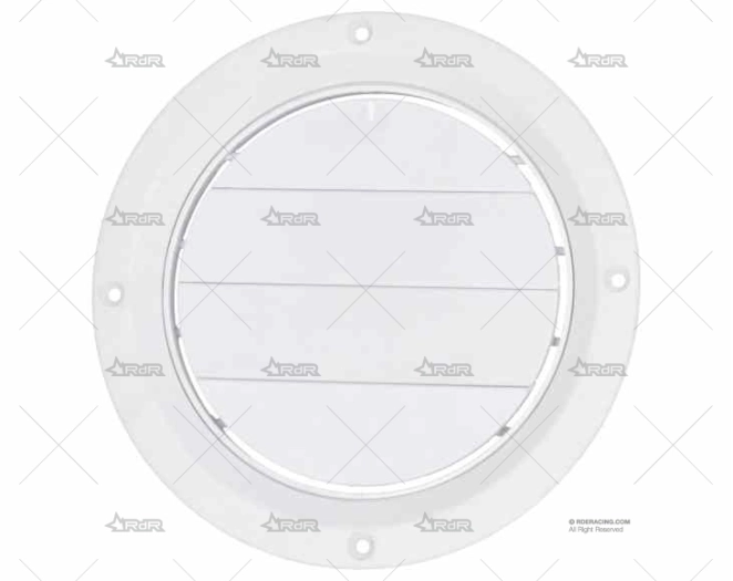 REJILLA PVC BLANCA FLUSH C/TORNILLOS 190