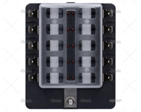 CAJA PORTAFUSIBLE PLACAS 10