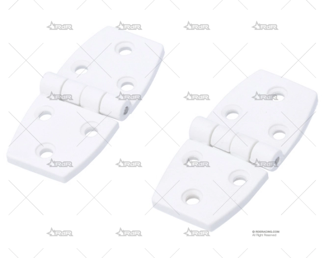 BISAGRA NYLON BLANCA 2-7/8" X1-3/8" (2u)