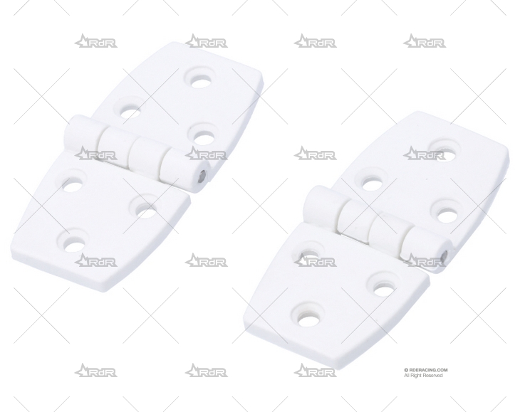 BISAGRA NYLON BLANCA 2-7/8" X1-3/8" (2u)