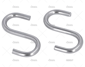 GANCHOS S INOX 3/16"x 2" (10ud)