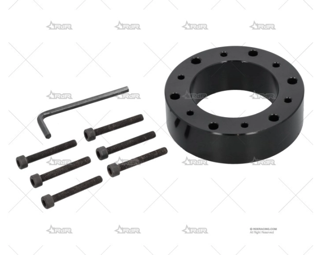 ADAPTADOR VOLANTE AGUJEROS DE 70 a 75mm BRAND R