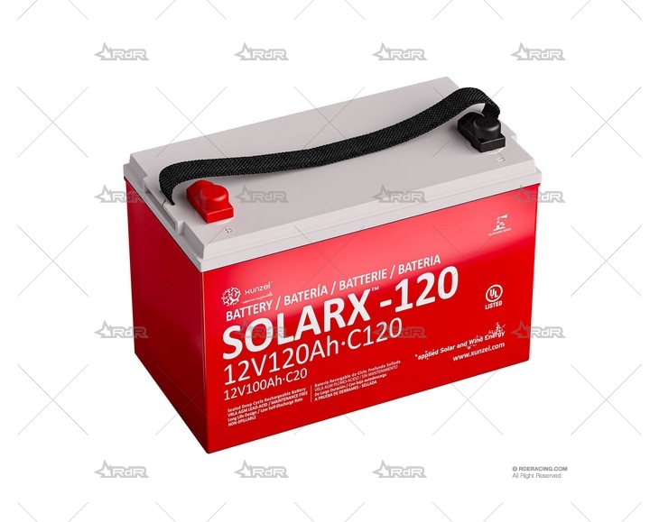 BATERIA 120A AGM SOLARX