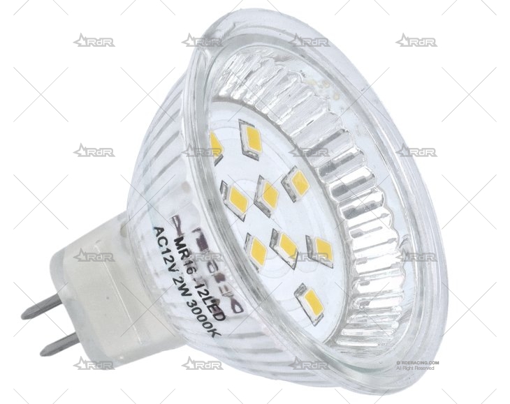 BOMBILLA G5,3 12V  0,7W LED Z4 12LEDx5MM
