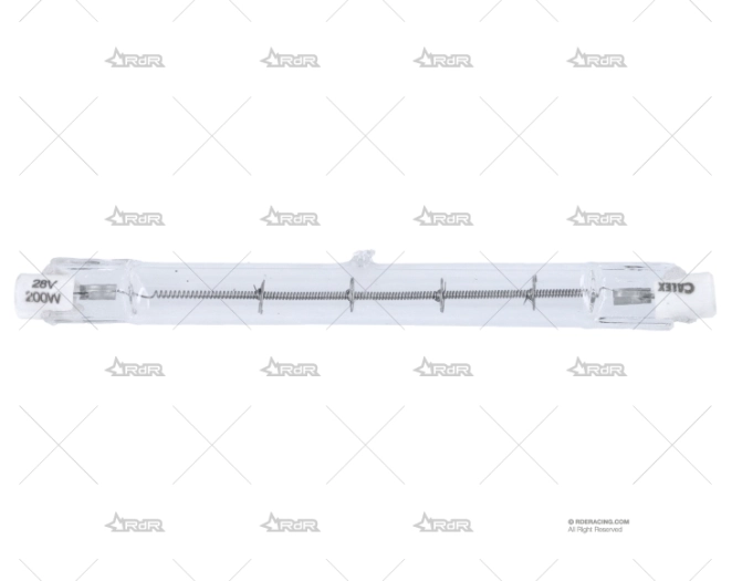 BOMBILLA R7S-15 24V 200W 117x10 IODO