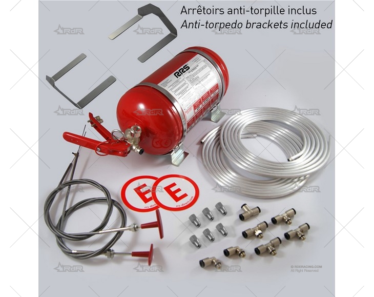 EXTINCION FIA ECOFIREX ACERO KIT 4.25Kg. RRS