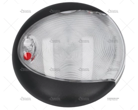 LUZ SUPERFICIE LED NEGRA 9-33V BLANCO/RO
