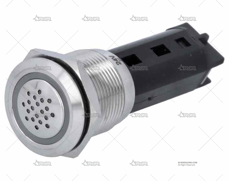 AVISADOR 24V CON LED ROJO Y SONIDO